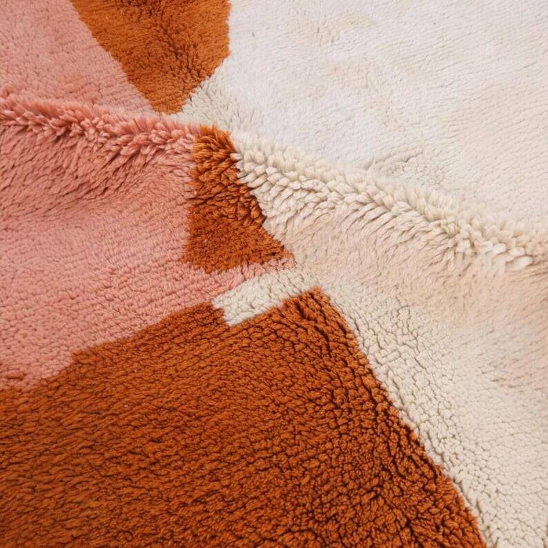 Medium traditional pure wool rug size 100/200 cm