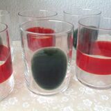 Set of 6 Murano water glasses