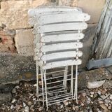 4 folding garden chairs