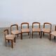 Ensemble de six chaises de salle à manger italiennes