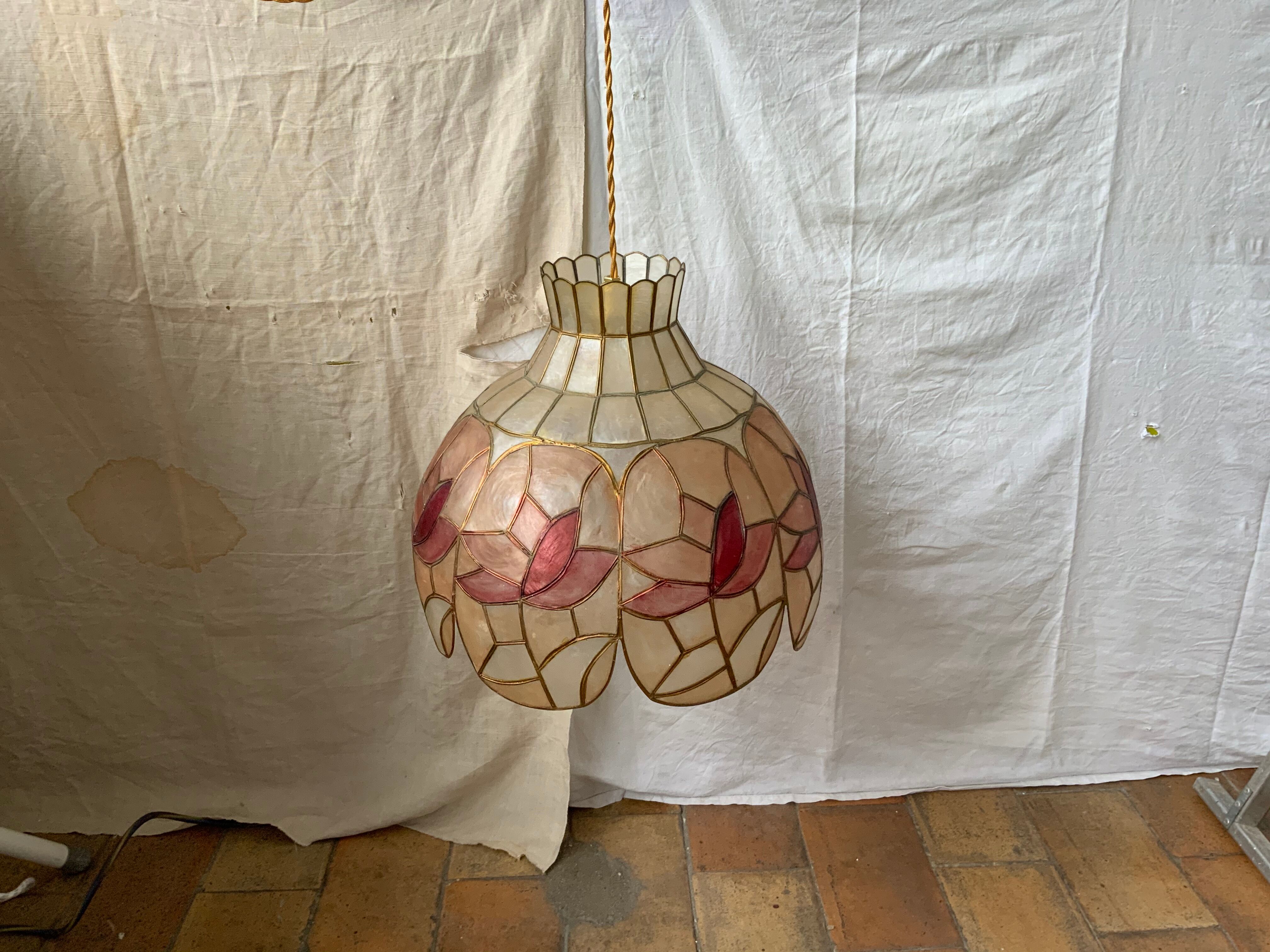 Vintage mother-of-pearl hanging