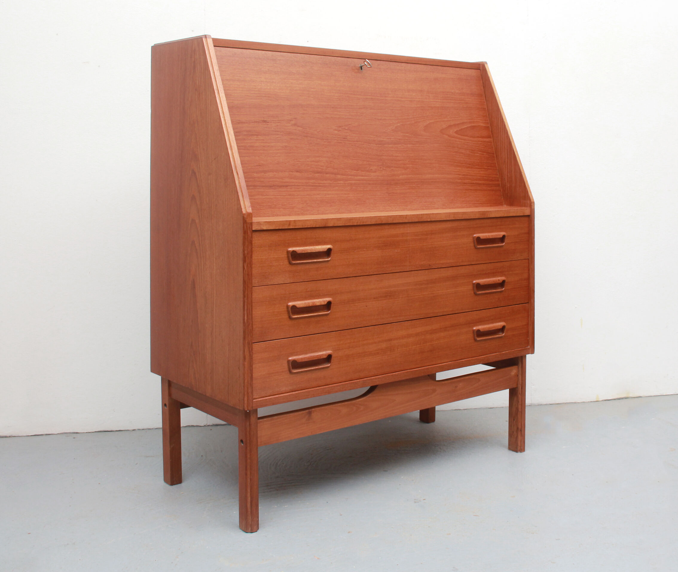 1960s secretary in teak, Dyrlund Denmark