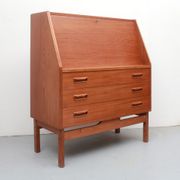 1960s secretary in teak, Dyrlund Denmark
