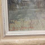 Painting signed Aristide Benon