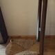 Antique nursing chair in wood and straw from Brittany (late 19th / early 20th century)