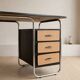 Desk, Bauhaus style, Torck, 1950s, Belgium