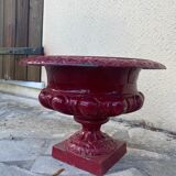 Old cast iron basin