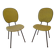 Pair of French dining chairs from the 1950s.