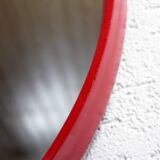 Vintage round Scandinavian mirror 1970