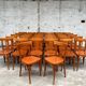 Set of 32 vintage bistro chairs