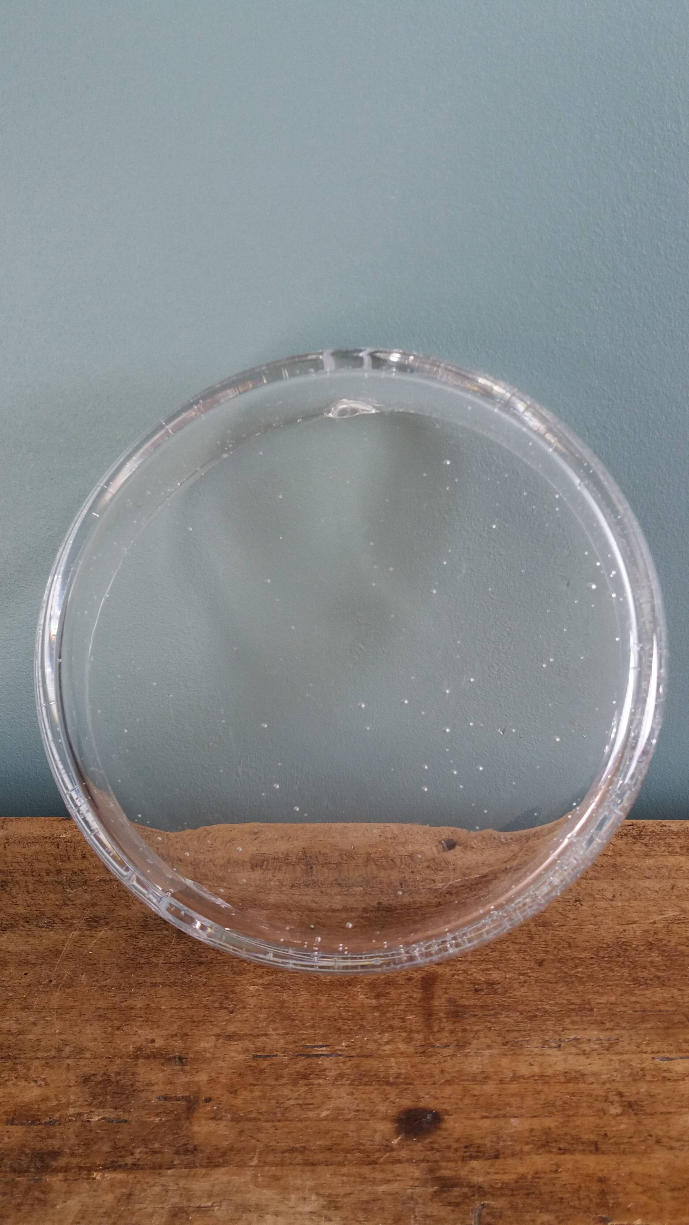 Cendrier ou vide-poche en verre bullé artisanal