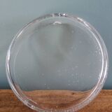 Cendrier ou vide-poche en verre bullé artisanal