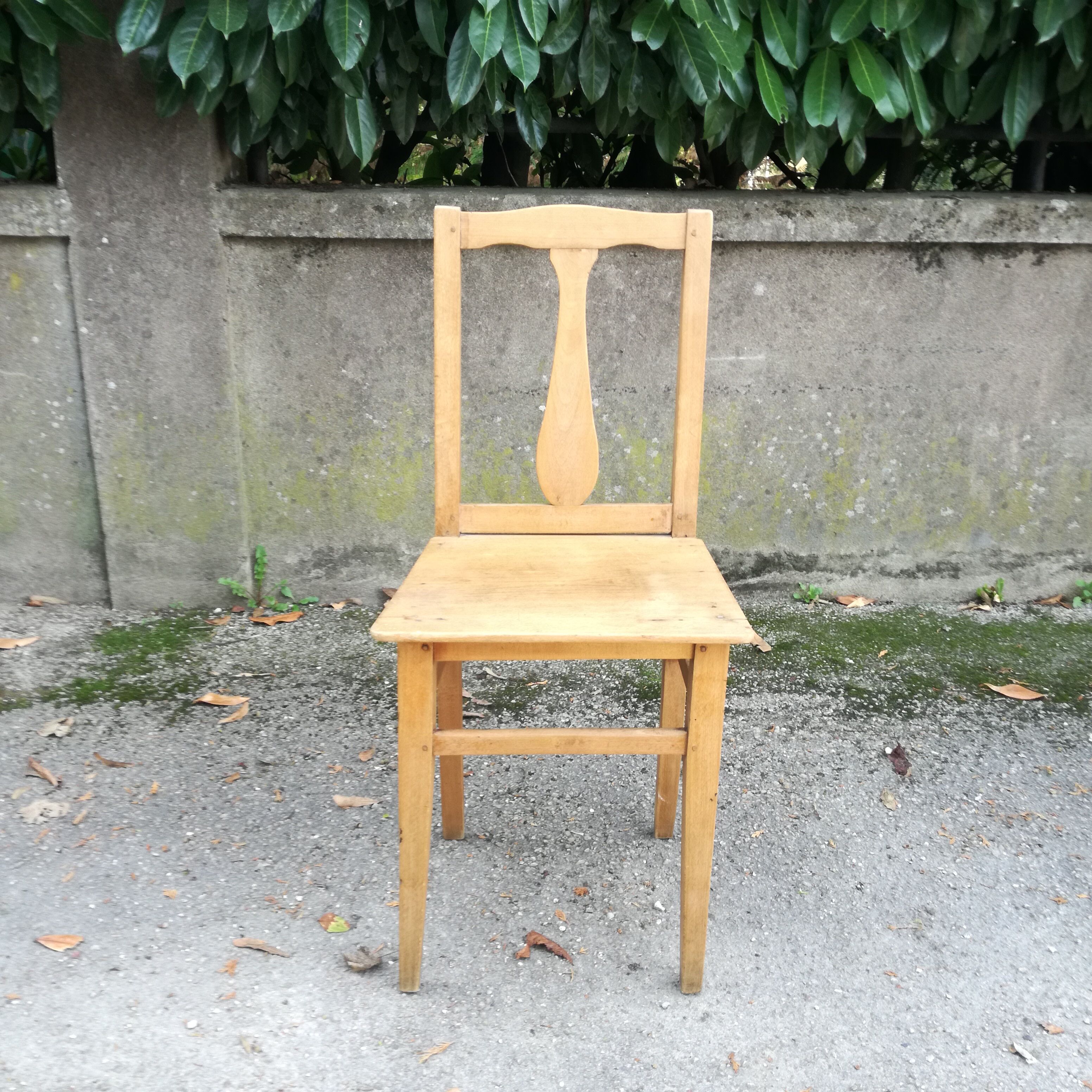 Chaise en bois, France 1940