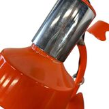 Set of 2 vintage orange table lamps / bedside lamps 'Maxam'