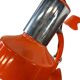 Set de 2 lampes de table vintage orange / lampes de chevet 'Maxam'