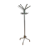 vintage parrot coat rack in chrome iron