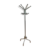 vintage parrot coat rack in chrome iron