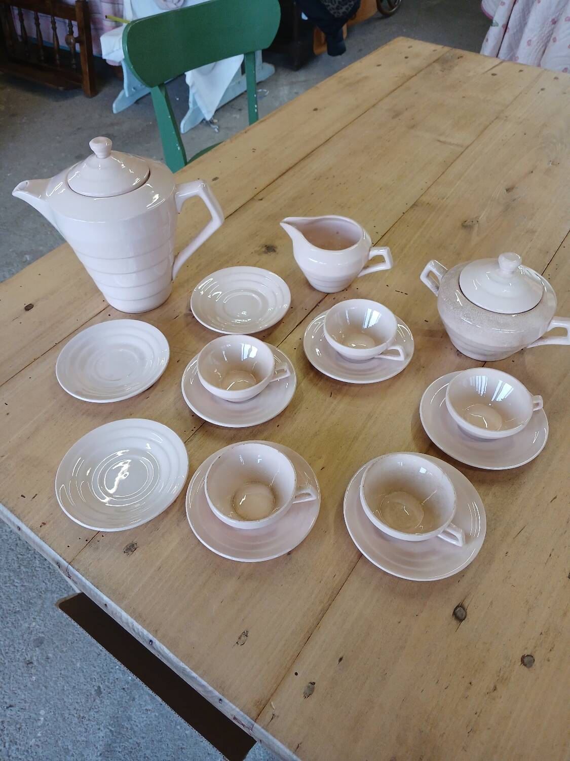 Saint Amand / Ceranord antique coffee service