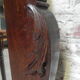 Large mahogany Art Nouveau mirror 178x220cm