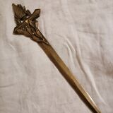 Former early XXeme bronze paper cut by E. Herzig