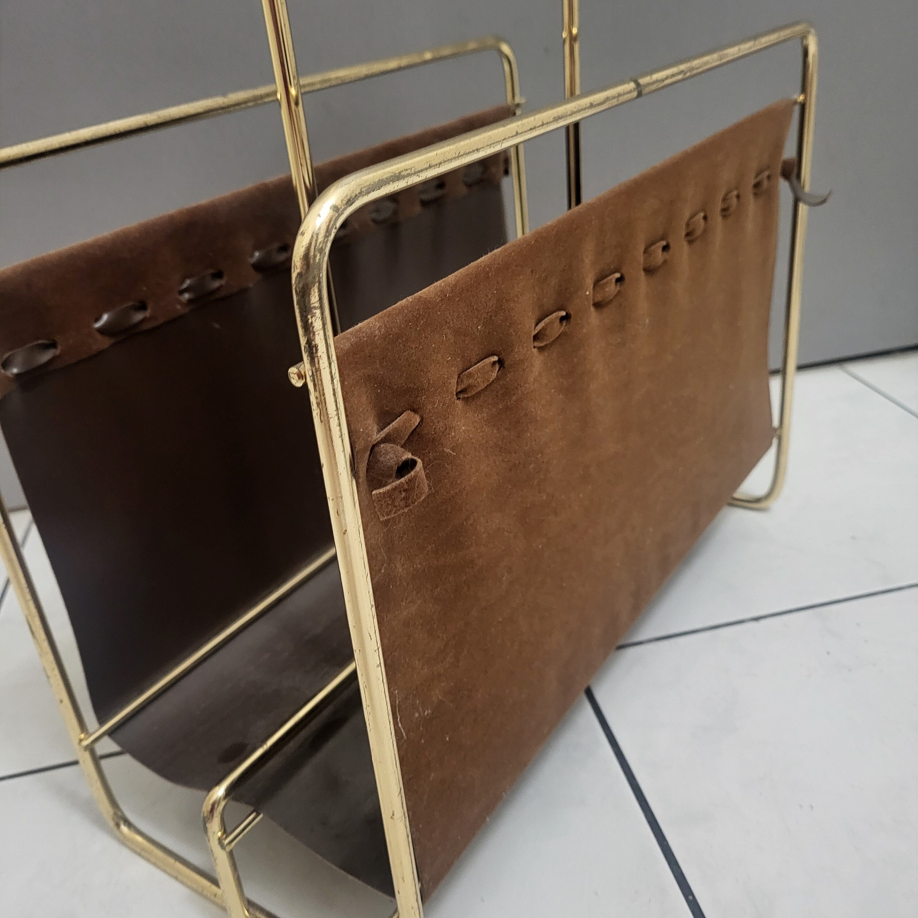 Magazine rack, newspapers, Voss, Germany, 1960s, 70s