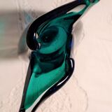Murano vase with sliced neck by Flavio Poli