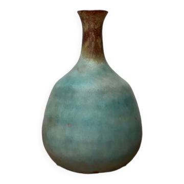 Mid-Century Minimalist German Studio Pottery Vase by Elke & Elmar Kubicek, 1960s