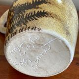 Broc pitcher ceramic pattern ferns