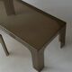 Smoked plastic coffee tables 1970