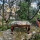 Louis XV style baroque footrest antique