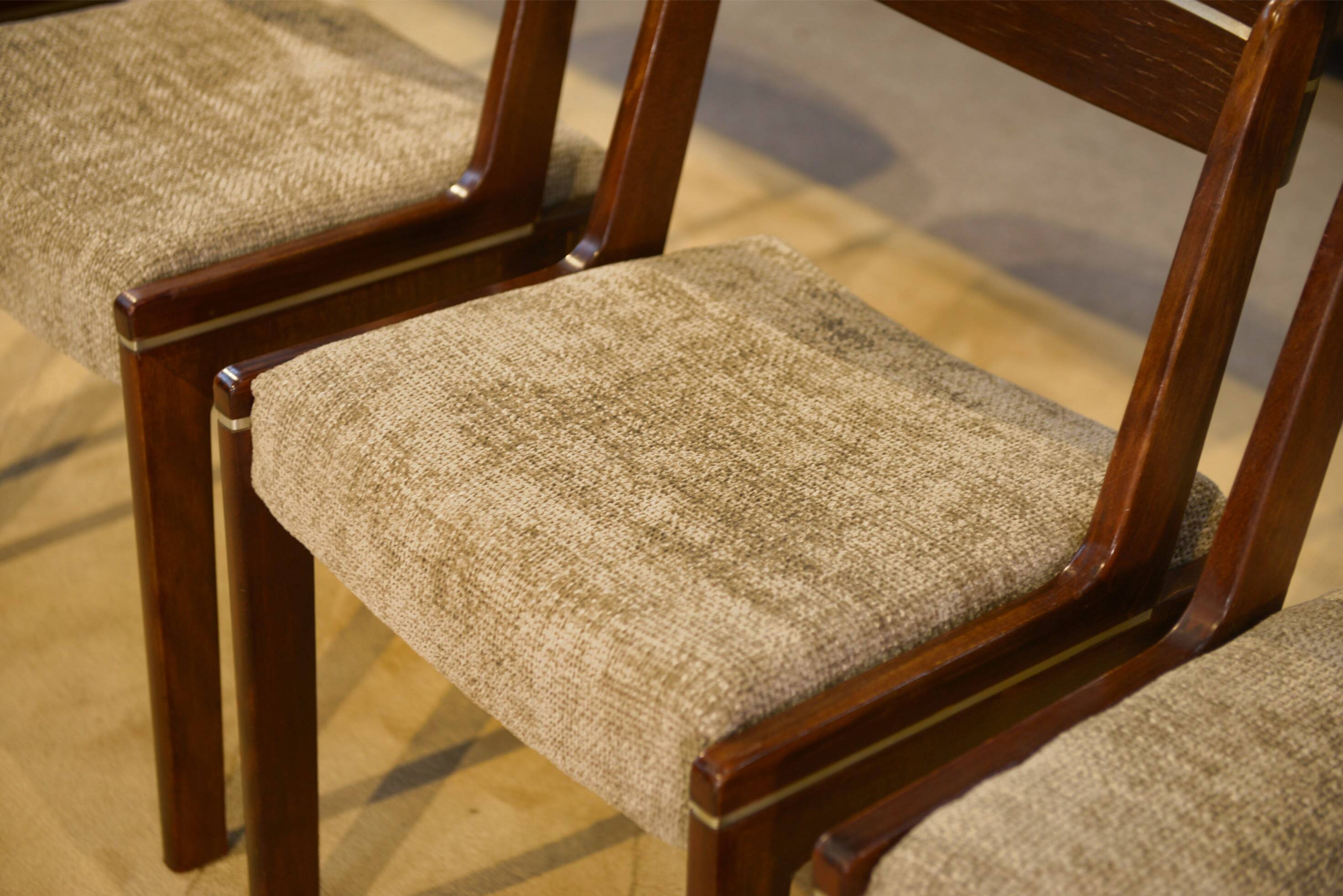 Set of 4 Scandinavian chairs from the 1960s.