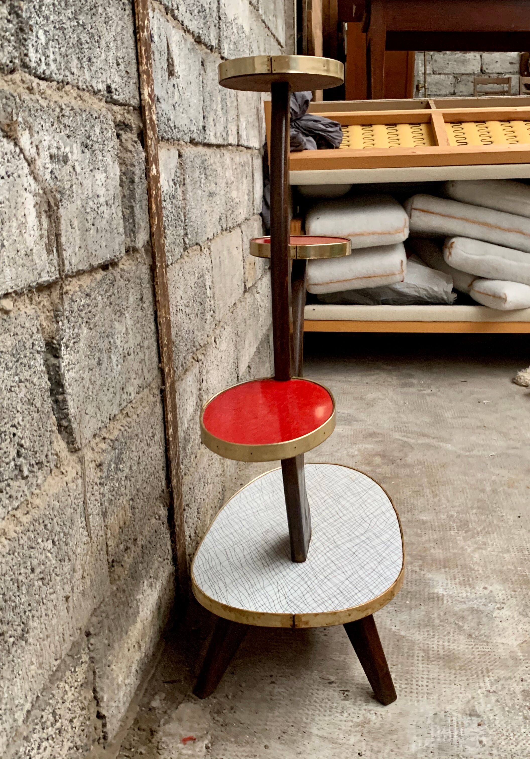 Plant holder in formica 1950