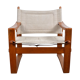 Mid-century mahogany safari chair by Burge Jensen for Bernstorffsminde M-belfabrik