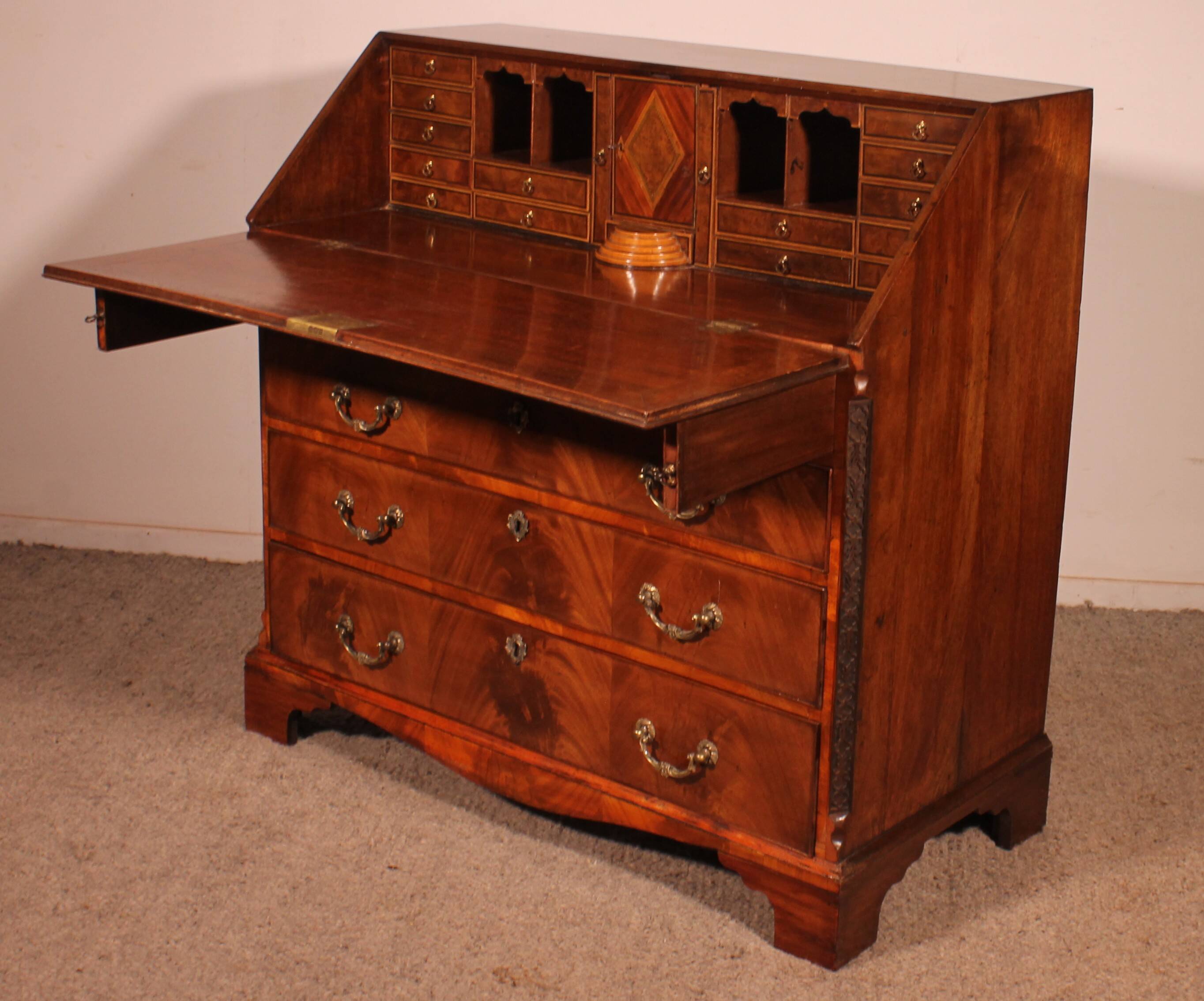 18th century period mahogany secretary