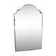 Beautiful frameless mirror '40s 100x100cm