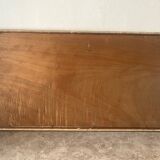 Marine, "Red Sail" technique with knife on panel signed Riccy.