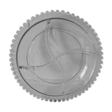 Glass display dish