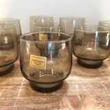 Verres en verre fumé