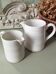 Pair of small milk jugs Utzschneider & Sarreguemines