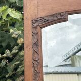 Large vintage wardrobe door mirror, 1930s.