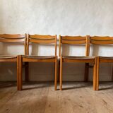 Scandinavian wooden chairs