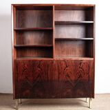 Shelf and bar furniture, Danish, in Rosewood and Brass, Erik Brouer 1960.