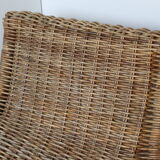 Vintage chaise longue "Karlskrona" in rattan by Carl Öjerstam, 1990