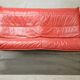 Vintage design sofa from the 80s/90s in leather