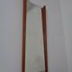 Large teak mirror by Uno & Östen Kristiansson for Luxus, Sweden, 1960s.