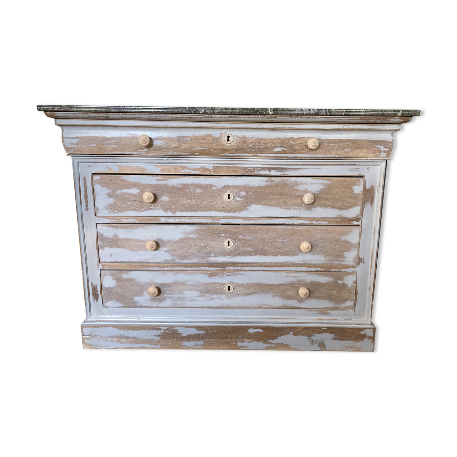 Commode Louis-Philippe en noyer
