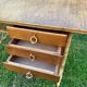 Vintage 1960 rattan desk by Louis Sognot