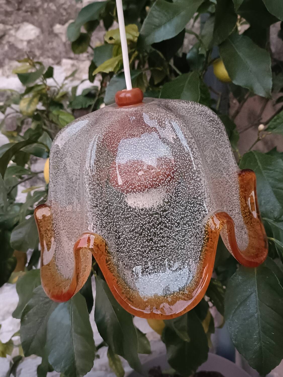 Suspension verre soufflé de Murano, 50'