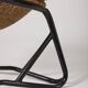 Arnold Bueno rattan and metal armchair by Mesquita