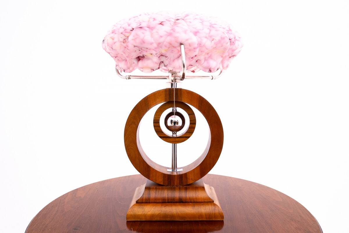 Art Deco table lamp, mid-20th century, Poland.